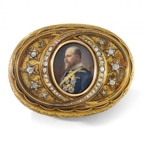 Höfische Präsentationsdose des Königs Ferdinand I. von Bulgarien