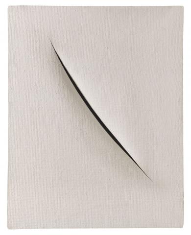 Lucio Fontana Concetto spaziale, Attesa